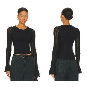 NEW Free People Cuffing Season Rib Top  Size Small